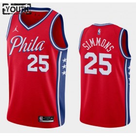 Canotte Bambino Philadelphia 76ers Ben Simmons 25 2020-21 Jordan Brand Statement Edition Swingman